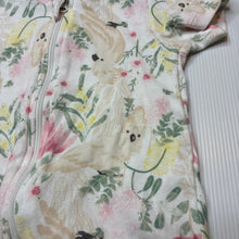 Load image into Gallery viewer, Girls Anko, cotton zip romper, cockatoos, GUC, size 0,  