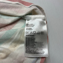 Load image into Gallery viewer, Girls H&amp;M, striped lightweight cotton dress, EUC, size 0, L: 38cm