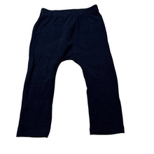Load image into Gallery viewer, Unisex David Jones, navy organic cotton leggings / bottoms, GUC, size 1,  