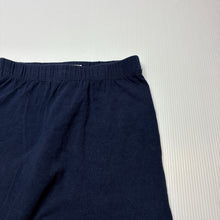 Load image into Gallery viewer, Unisex David Jones, navy organic cotton leggings / bottoms, GUC, size 1,  