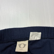 Load image into Gallery viewer, Unisex David Jones, navy organic cotton leggings / bottoms, GUC, size 1,  