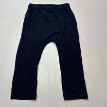 Load image into Gallery viewer, Unisex David Jones, navy organic cotton leggings / bottoms, GUC, size 1,  