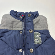 Load image into Gallery viewer, Boys Sprout, fleece lined puffer vest / sleeveless jacket, EUC, size 0,  