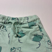 Load image into Gallery viewer, Unisex Sfera, cotton shorts, elasticated, sting rays, GUC, size 0,  