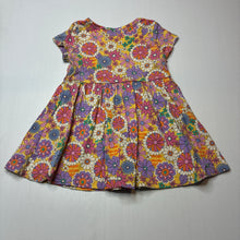 Load image into Gallery viewer, Girls Anko, colourful floral cotton dress, FUC, size 1, L: 42cm
