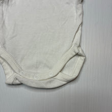 Load image into Gallery viewer, Unisex Anko, white cotton singletsuit romper, FUC, size 0000,  