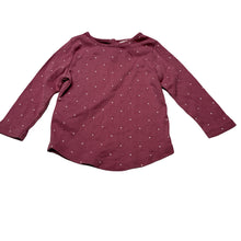 Load image into Gallery viewer, Girls Country Road, soft feel organic cotton long sleeve top, EUC, size 00,  