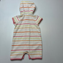 Load image into Gallery viewer, Girls GAP, terry hooded romper, GUC, size 00,  