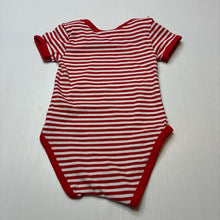 Load image into Gallery viewer, Unisex BQT, striped stretchy romper, GUC, size 000,  
