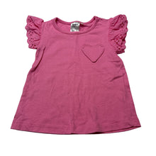 Load image into Gallery viewer, Girls Anko, broderie trim cotton tee / top, EUC, size 00,  