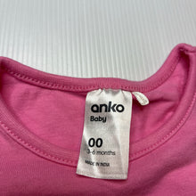 Load image into Gallery viewer, Girls Anko, broderie trim cotton tee / top, EUC, size 00,  