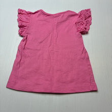 Load image into Gallery viewer, Girls Anko, broderie trim cotton tee / top, EUC, size 00,  