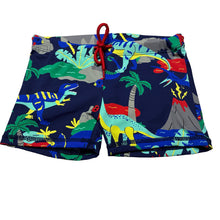 Load image into Gallery viewer, Boys Milkshake, colourful swim shorts, dinosaurs, EUC, size 4,  