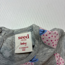 Load image into Gallery viewer, Girls Seed, cotton casual dress, strawberries, GUC, size 000, L: 31cm