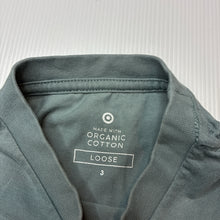 Load image into Gallery viewer, Boys Target, loose fit organic cotton tee / top, EUC, size 3,  