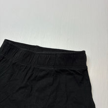 Load image into Gallery viewer, Unisex Anko, black lightweight cotton shorts, elasticated, GUC, size 1,  