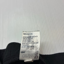 Load image into Gallery viewer, Unisex Anko, black lightweight cotton shorts, elasticated, GUC, size 1,  