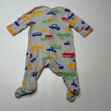 Load image into Gallery viewer, Boys Dymples, soft cotton zip coverall / romper, GUC, size 0000,  