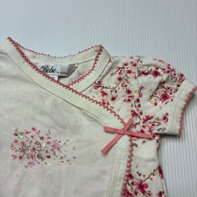 Load image into Gallery viewer, Girls Bebe by Minihaha, soft feel floral stretchy romper, EUC, size 000,  