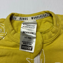 Load image into Gallery viewer, Unisex Bonds, WONDERCOOL zip wondersuit / zippy / romper, GUC, size 0000,  