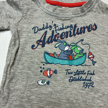 Load image into Gallery viewer, Boys Tiny Little Wonders, grey marle tee / top, EUC, size 000,  