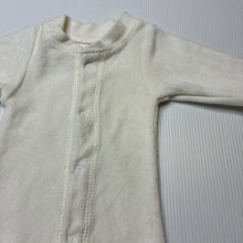 Load image into Gallery viewer, Unisex earlybirds, velour coverall / romper, EUC, size 00000,  