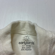 Load image into Gallery viewer, Unisex earlybirds, velour coverall / romper, EUC, size 00000,  