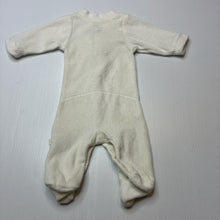 Load image into Gallery viewer, Unisex earlybirds, velour coverall / romper, EUC, size 00000,  