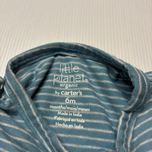 Load image into Gallery viewer, Boys Little Planet, organic cotton blend romper, EUC, size 6 months,  