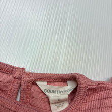 Load image into Gallery viewer, Girls Country Road, pink metallic stripe long sleeve top, EUC, size 0,  