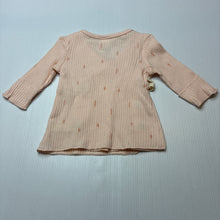 Load image into Gallery viewer, Girls Anko, ribbed cotton long sleeve top, EUC, size 00000,  