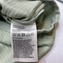 Load image into Gallery viewer, Unisex H&amp;M, ribbed organic cotton blend bodysuit / romper, EUC, size 1,  
