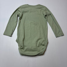 Load image into Gallery viewer, Unisex H&amp;M, ribbed organic cotton blend bodysuit / romper, EUC, size 1,  