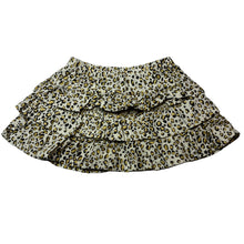 Load image into Gallery viewer, Girls Ollie's Place, tiered cotton skirt, elasticated, built-in shorts, L: 22cm, GUC, size 6,  