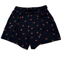 Load image into Gallery viewer, Girls Anko, navy cotton shorts, elasticated, strawberries, GUC, size 6,  