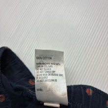 Load image into Gallery viewer, Girls Anko, navy cotton shorts, elasticated, strawberries, GUC, size 6,  