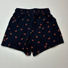 Load image into Gallery viewer, Girls Anko, navy cotton shorts, elasticated, strawberries, GUC, size 6,  