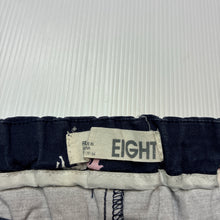 Load image into Gallery viewer, Girls Cotton On, navy stretch cotton shorts, adjustable, wash fade, FUC, size 8,  