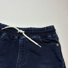 Load image into Gallery viewer, Boys Milkshake, dark stretch knit denim shorts, elasticated, EUC, size 5,  