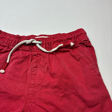 Load image into Gallery viewer, Boys Milkshake, red cotton shorts, elasticated, wash fade, FUC, size 4,  