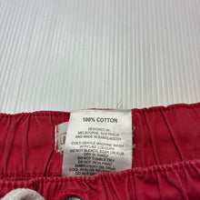 Load image into Gallery viewer, Boys Milkshake, red cotton shorts, elasticated, wash fade, FUC, size 4,  