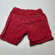Load image into Gallery viewer, Boys Milkshake, red cotton shorts, elasticated, wash fade, FUC, size 4,  