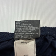 Load image into Gallery viewer, Unisex B&amp;L, navy school sports shorts, elasticated, GUC, size 8,  