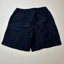 Load image into Gallery viewer, Unisex B&amp;L, navy school sports shorts, elasticated, GUC, size 8,  