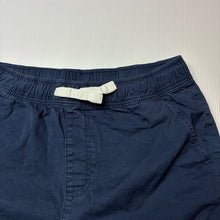 Load image into Gallery viewer, Boys Anko, navy stretch cotton shorts, elasticated, GUC, size 12,  