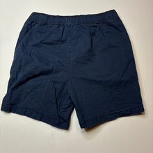 Load image into Gallery viewer, Boys Anko, navy stretch cotton shorts, elasticated, GUC, size 12,  
