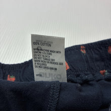 Load image into Gallery viewer, Girls Anko, navy cotton shorts, elasticated, strawberries, GUC, size 6,  