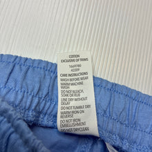 Load image into Gallery viewer, Unisex KID, blue cotton shorts, elasticated, EUC, size 3,  