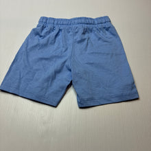 Load image into Gallery viewer, Unisex KID, blue cotton shorts, elasticated, EUC, size 3,  
