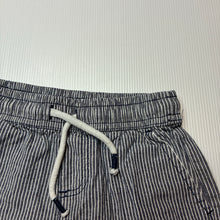 Load image into Gallery viewer, Boys Seed, striped stretch cotton shorts, elasticated, GUC, size 4,  